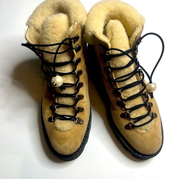 Nicholas Kirkwood DELFI Shearling Hiking Boot - Picture 3 of 11